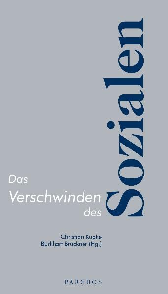 Produktbild: Das Verschwinden des Sozialen