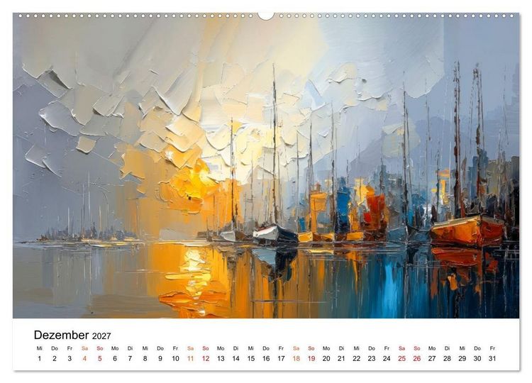 Produktbild: Segeln - Tanz mit dem Wind (hochwertiger Premium Wandkalender 2027 DIN A2 quer), Kunstdruck in Hochglanz