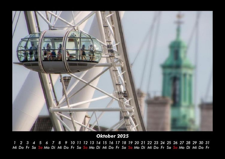 Produktbild: Londons schönste Seiten 2025 Fotokalender DIN A3