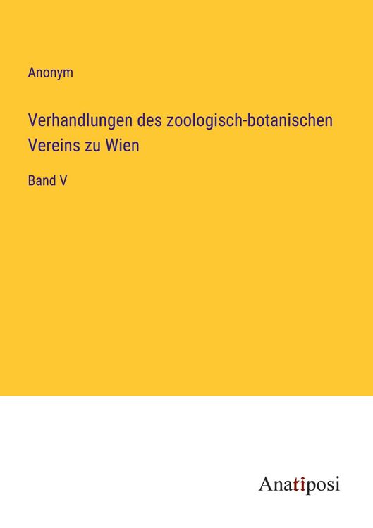 Produktbild: Verhandlungen des zoologisch-botanischen Vereins zu Wien
