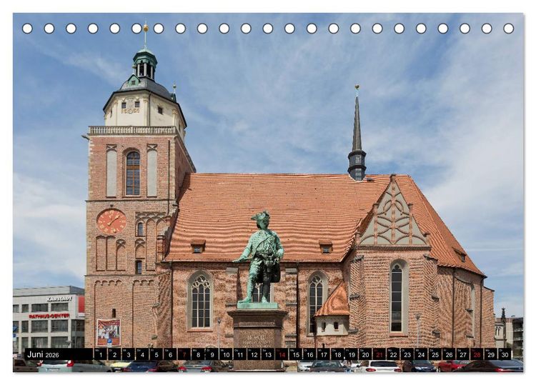 Produktbild: DESSAU - Eine Stadt mit vielen Gesichtern (Tischkalender 2026 DIN A5 quer), CALVENDO Monatskalender