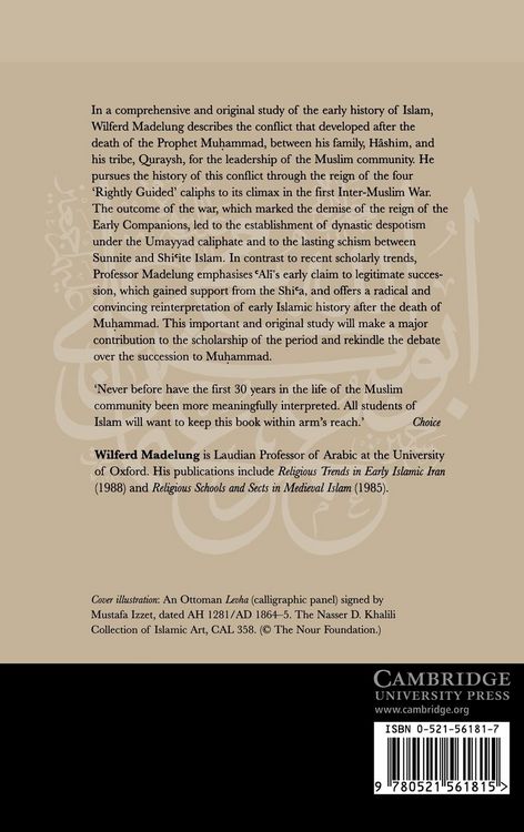 Produktbild: The Succession to Muhammad