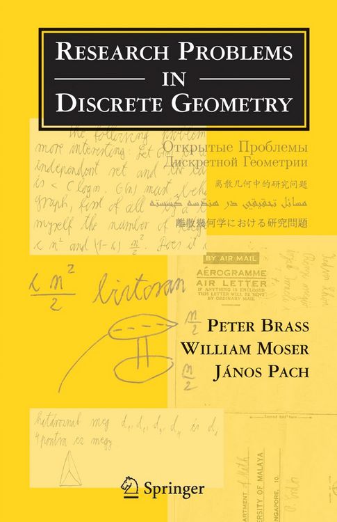 Produktbild: Research Problems in Discrete Geometry