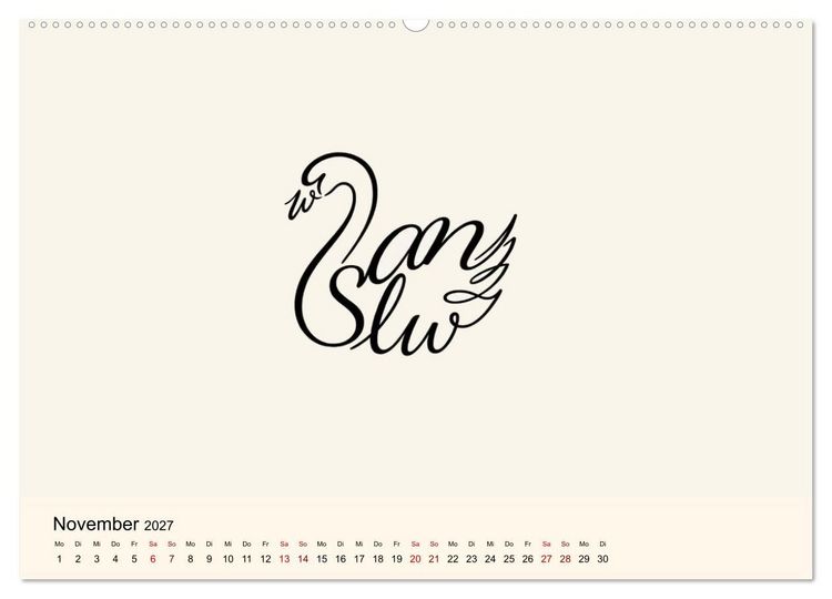 Produktbild: Buchstabentiere (hochwertiger Premium Wandkalender 2027 DIN A2 quer), Kunstdruck in Hochglanz