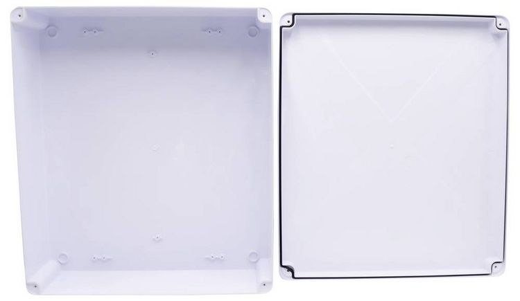 Produktbild: TRU COMPONENTS TC-RB 400x350x120 TC-10275084 Installations-Geh&auml;use ABS Kunststoff Wei&szlig; 1St.
