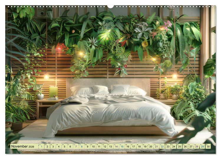 Produktbild: Gem&uuml;tlichkeit mit Pflanzen (hochwertiger Premium Wandkalender 2026 DIN A2 quer), Kunstdruck in Hochglanz