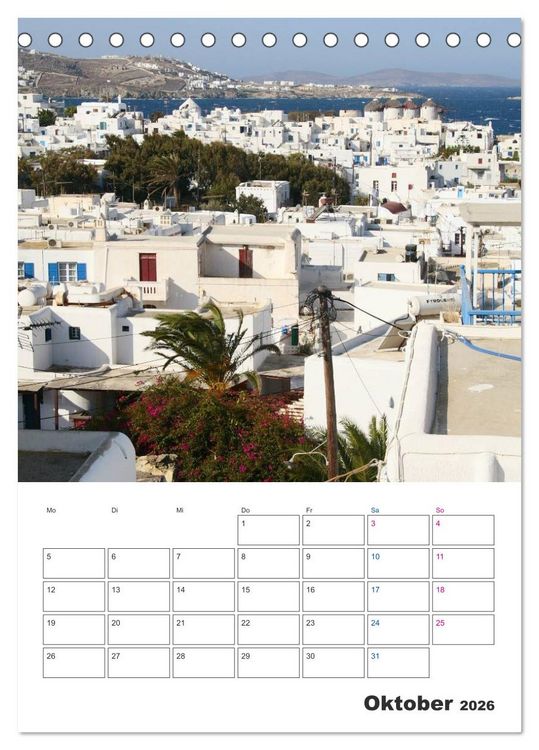 Produktbild: Griechisches Allerlei (Tischkalender 2026 DIN A5 hoch), CALVENDO Monatskalender