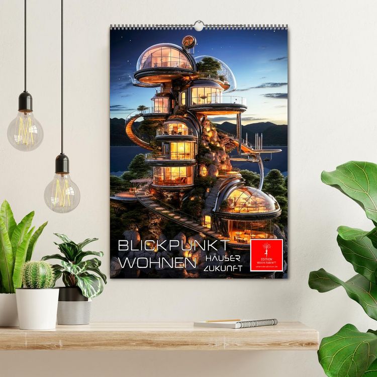 Produktbild: Blickpunkt Wohnen H&auml;user Zukunft (Wandkalender 2026 DIN A2 hoch), CALVENDO Monatskalender