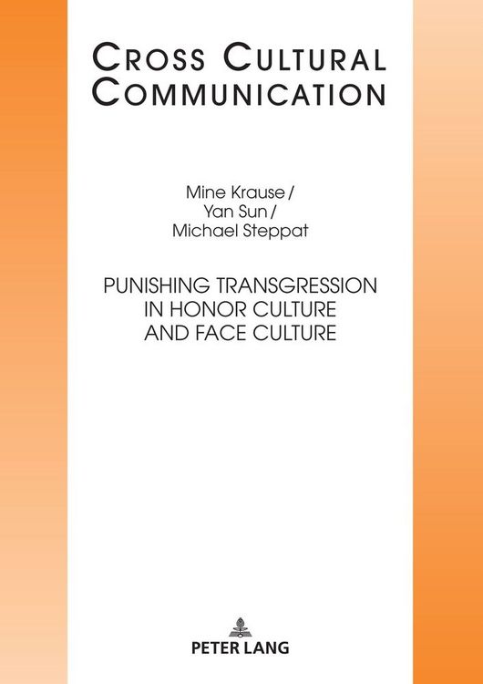Produktbild: Punishing Transgression in Honor Culture and Face Culture