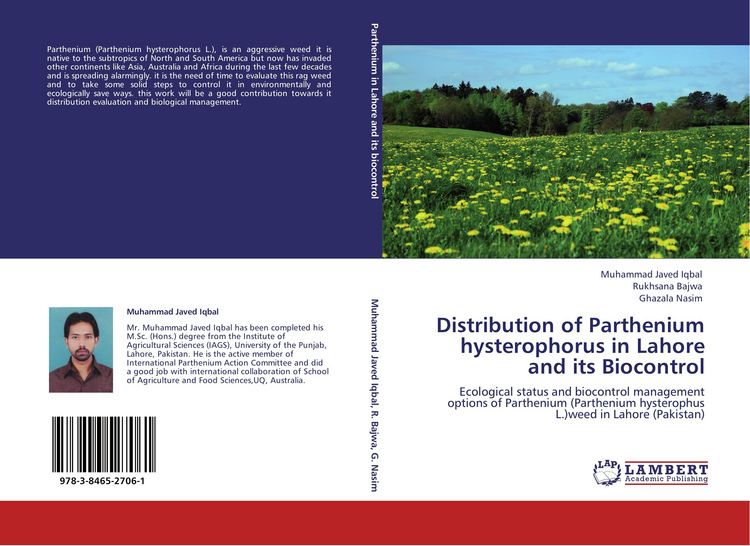 Produktbild: Distribution of Parthenium hysterophorus in Lahore and its Biocontrol