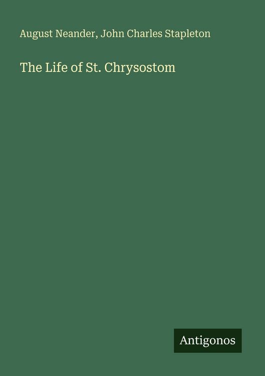 Produktbild: The Life of St. Chrysostom