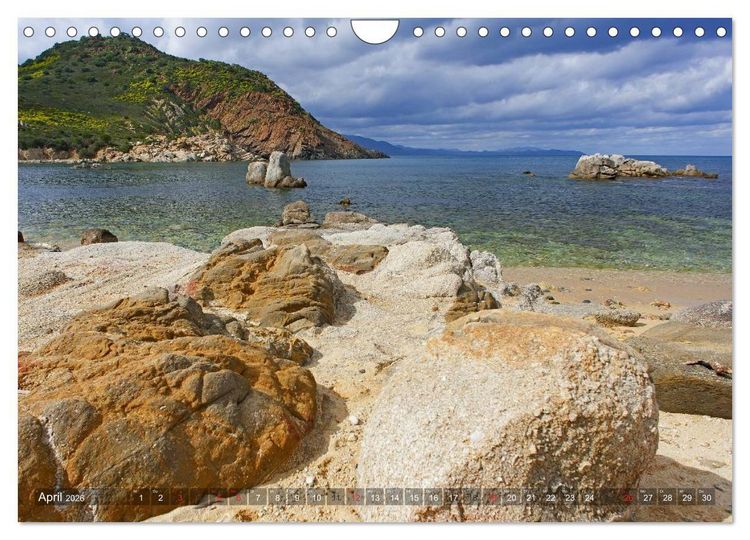 Produktbild: Sardinien Sardigna Sardegna Sardenya 2026 (Wandkalender 2026 DIN A4 quer), CALVENDO Monatskalender