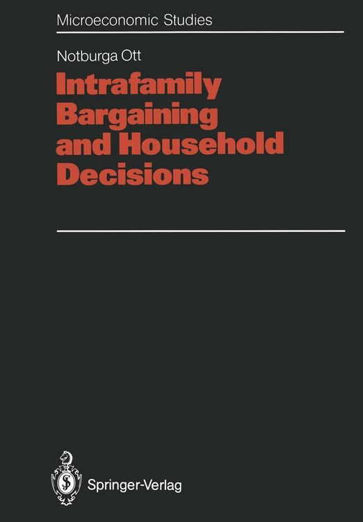 Produktbild: Intrafamily Bargaining and Household Decisions