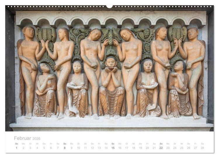 Produktbild: Darmstadt &ndash; G&auml;rten, Kunst, Architektur (hochwertiger Premium Wandkalender 2026 DIN A2 quer), Kunstdruck in Hochglanz