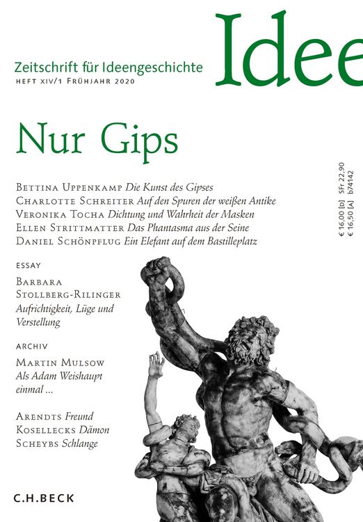 Produktbild: Zeitschrift f&uuml;r Ideengeschichte Heft XIV/1 Fr&uuml;hjahr 2020