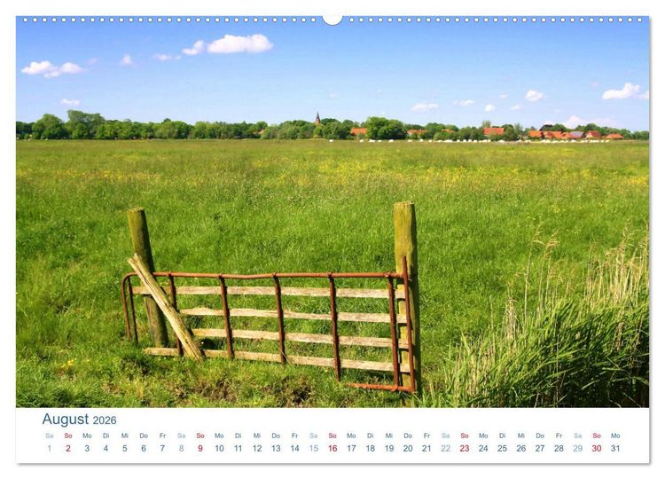 Produktbild: Butjadingen 2026. Impressionen zwischen Jade und Weser (Wandkalender 2026 DIN A2 quer), CALVENDO Monatskalender