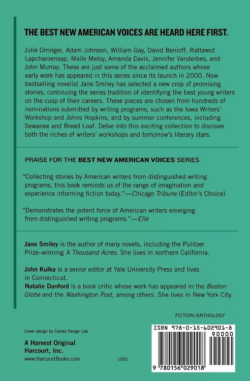 Produktbild: Best New American Voices