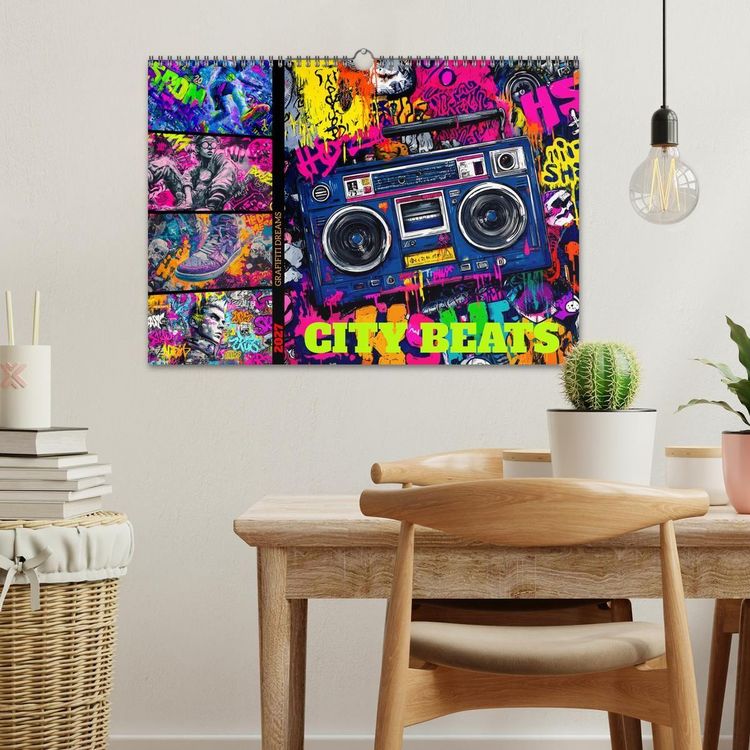 Produktbild: City Beats - Graffiti Dreams (Wandkalender 2027 DIN A3 quer), CALVENDO Monatskalender