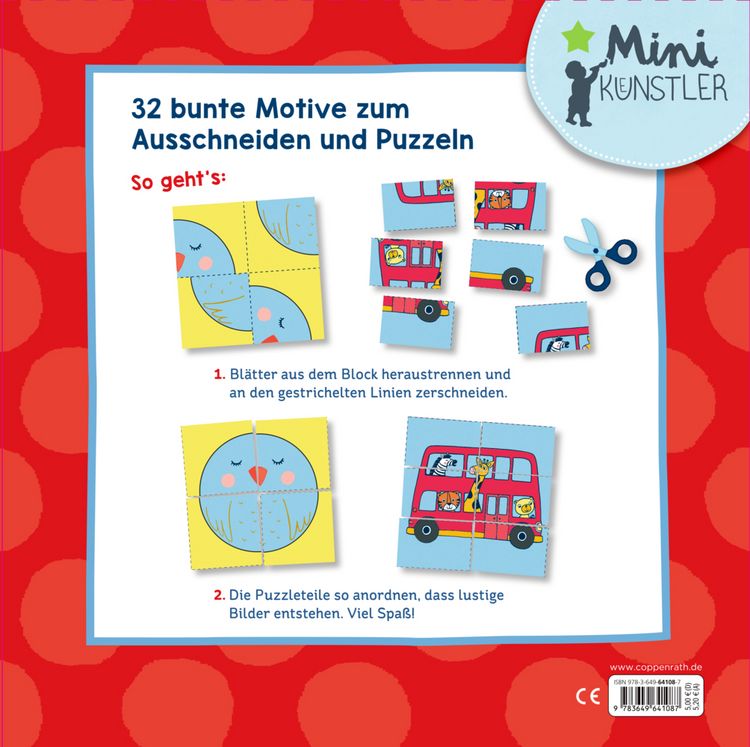 Ich kann mit der Schere schneiden: Tierkinder