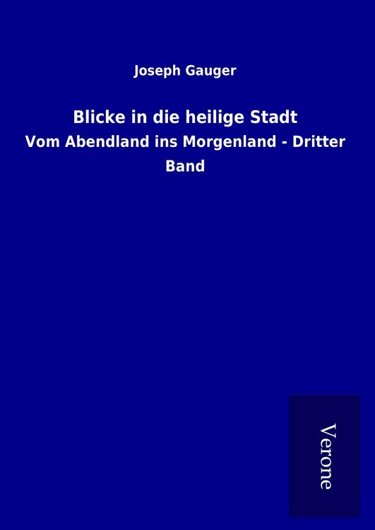 Produktbild: Blicke in die heilige Stadt