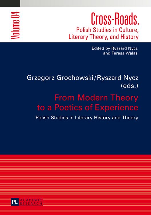 Produktbild: From Modern Theory to a Poetics of Experience