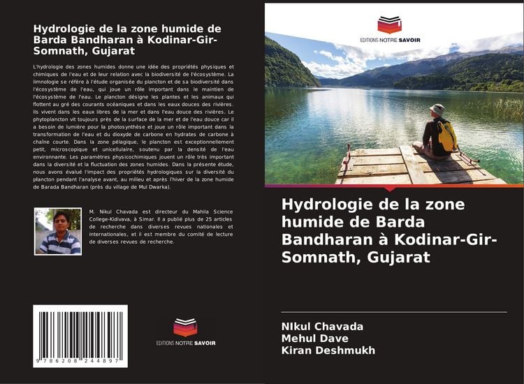 Produktbild: Hydrologie de la zone humide de Barda Bandharan &agrave; Kodinar-Gir-Somnath, Gujarat