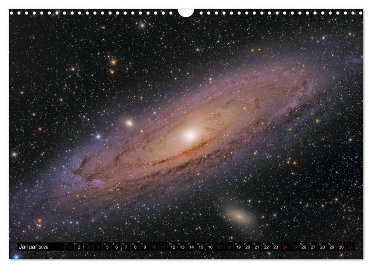 Produktbild: Galaxien im Universum (Wandkalender 2026 DIN A3 quer), CALVENDO Monatskalender
