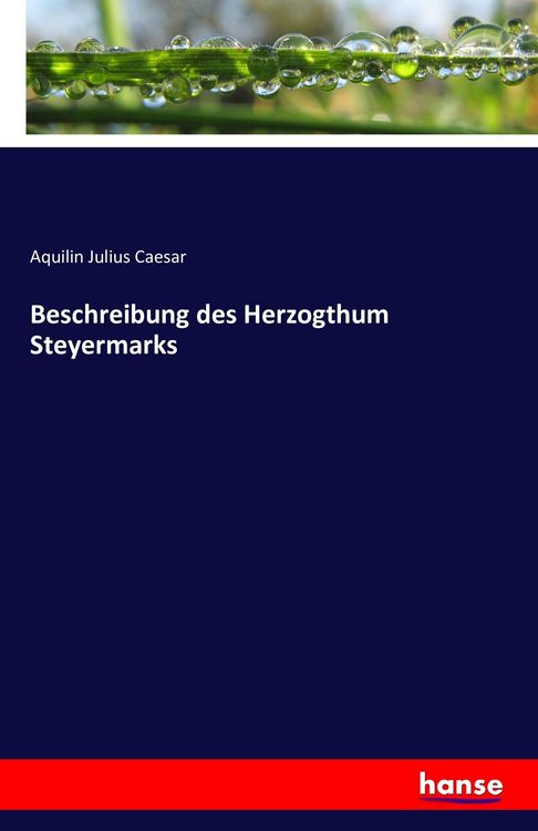 Produktbild: Beschreibung des Herzogthum Steyermarks