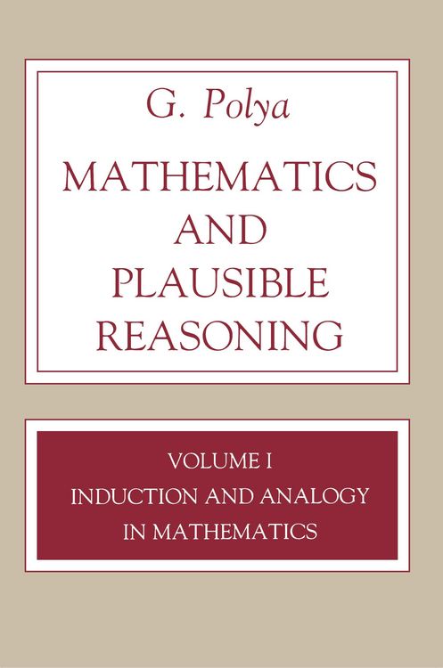 Produktbild: Mathematics and Plausible Reasoning, Volume 1