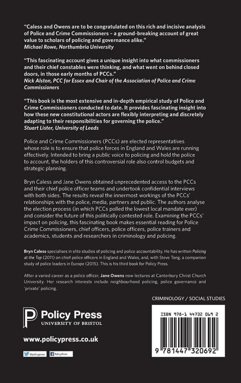 Produktbild: Police and Crime Commissioners