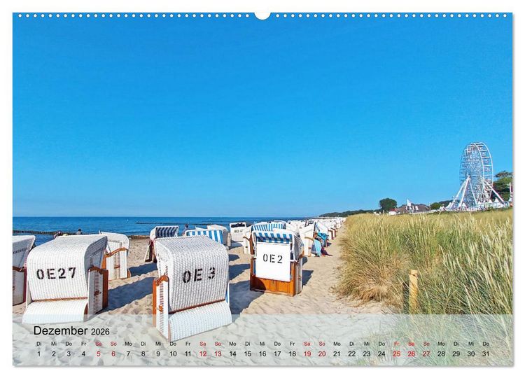 Produktbild: Ostseebad K&uuml;hlungsborn. Erholung mit allen Sinnen (hochwertiger Premium Wandkalender 2026 DIN A2 quer), Kunstdruck in Hochglanz