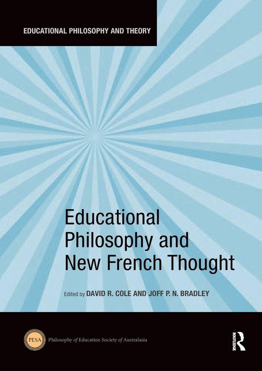 Produktbild: Educational Philosophy and New French Thought