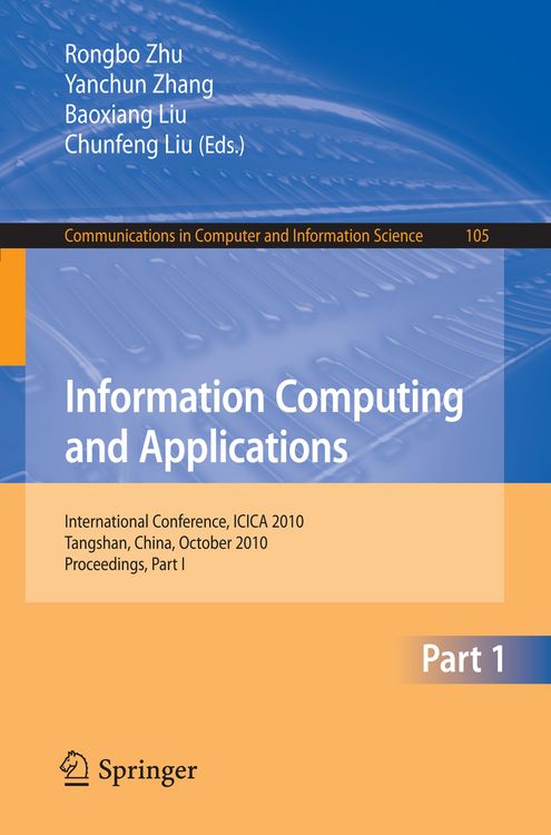 Produktbild: Information Computing and Applications, Part I