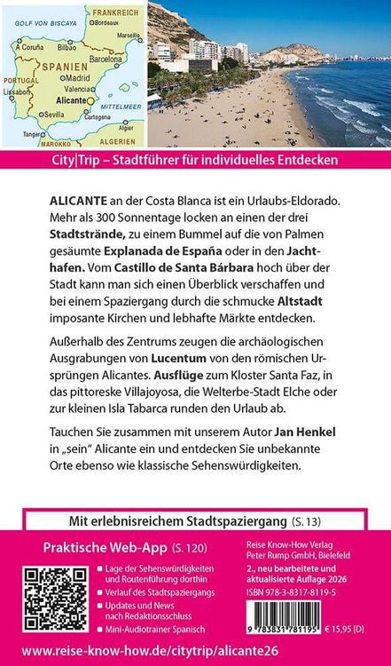 Produktbild: Reise Know-How CityTrip Alicante