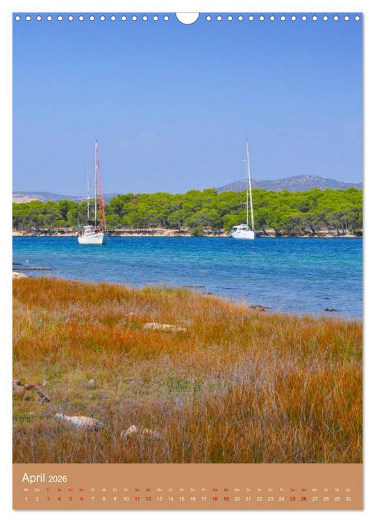 Produktbild: Erlebe mit mir das entspannte Kroatien (Wandkalender 2026 DIN A3 hoch), CALVENDO Monatskalender
