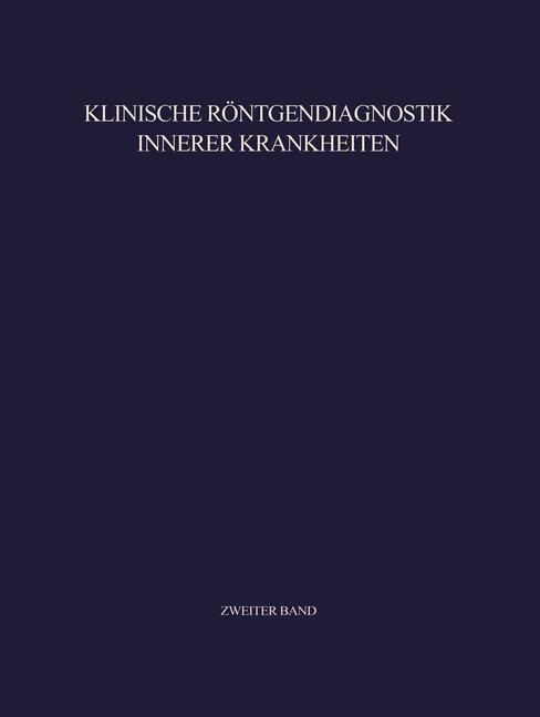 Produktbild: Klinische R&ouml;ntgendiagnostik Innerer Krankheiten