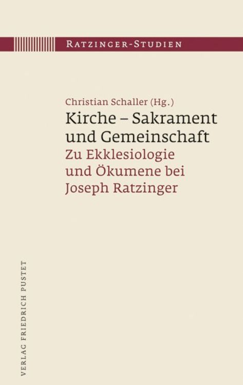 Produktbild: Kirche &ndash; Sakrament und Gemeinschaft