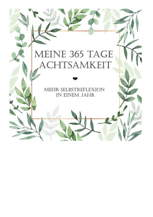 Produktbild: Meine 365 Tage Achtsamkeit