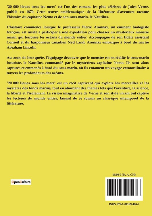 Produktbild: 20 000 lieues sous les mers
