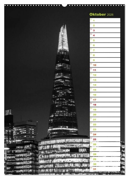 Produktbild: Big City London (Wandkalender 2026 DIN A2 hoch), CALVENDO Monatskalender