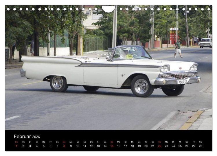 Produktbild: Oldtimertr&auml;ume auf KUBA (Wandkalender 2026 DIN A4 quer), CALVENDO Monatskalender