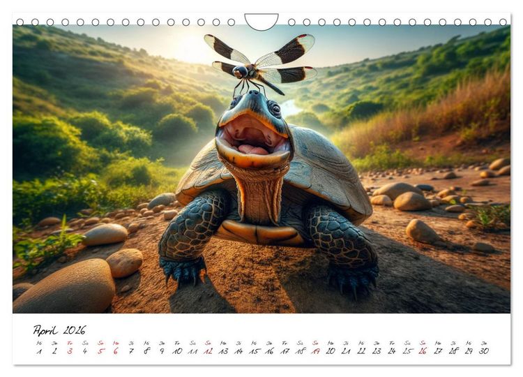 Produktbild: Die besten Naturbilder des Jahres - Einzigartige Augenblicke (Wandkalender 2026 DIN A4 quer), CALVENDO Monatskalender