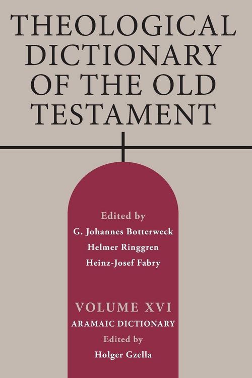 Produktbild: Theological Dictionary of the Old Testament, Volume XVI