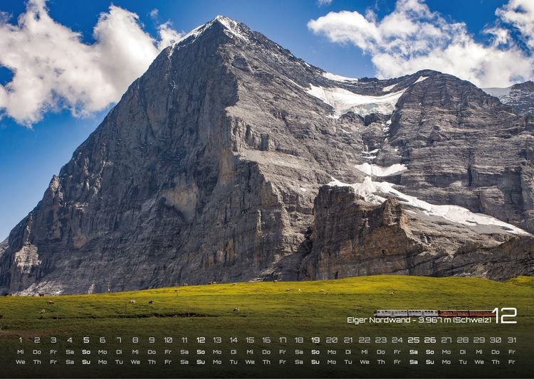 Produktbild: Die Alpen - dem Himmel so nah - 2027 - Kalender DIN A3