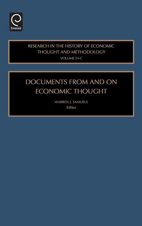 Produktbild: Documents From and On Economic Thought