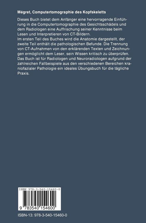 Produktbild: Computertomographie des Kopfskeletts (Gesicht und Sch&auml;del)