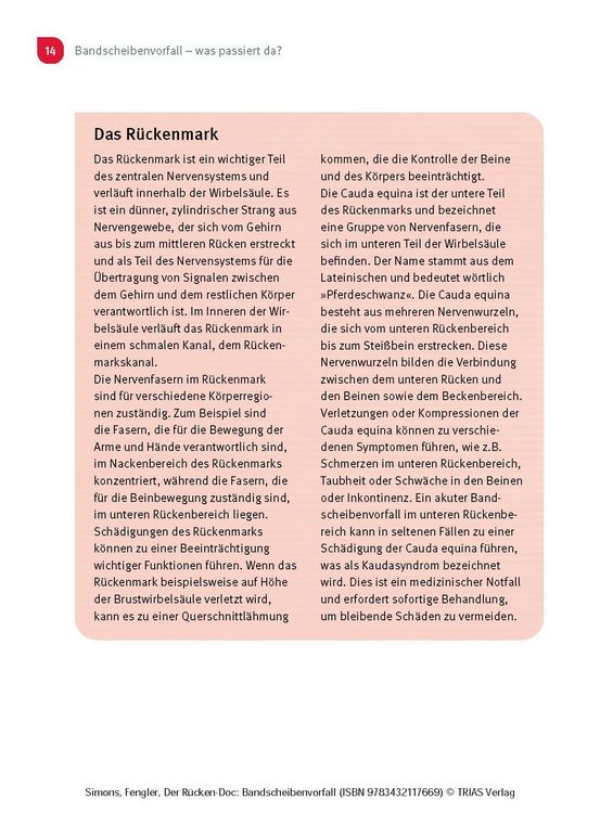 Produktbild: Der R&uuml;cken-Doc: Bandscheibenvorfall