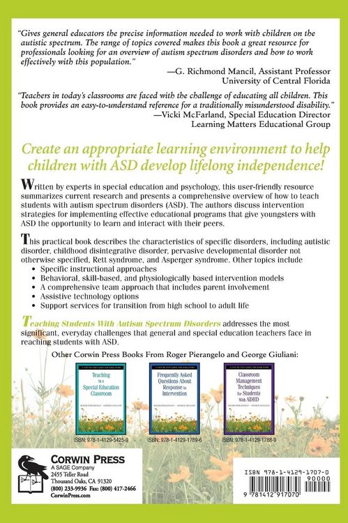 Produktbild: Teaching Students with Autism Spectrum Disorders