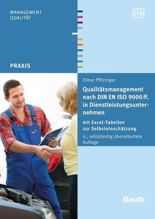 Produktbild: Qualit&auml;tsmanagement nach DIN EN ISO 9000 ff. in Dienstleistungsunternehmen