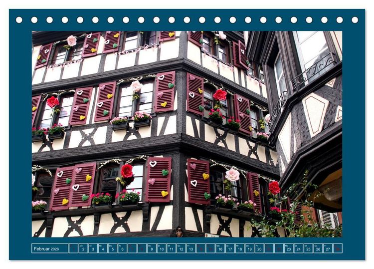 Produktbild: Faszinierendes Elsass (Tischkalender 2026 DIN A5 quer), CALVENDO Monatskalender